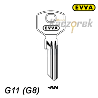 Mieszkaniowy 221 - klucz surowy - EVVA G11 (G8)